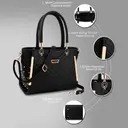 Women Black Hand-held Bag - Image 5