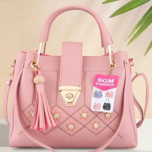 SGM Fashion Women Pink Hand-held Bag